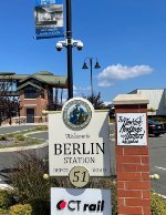 Berlin, CT railroad station signs